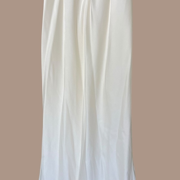 Significant Other Lucile Bridal Strapless Satin Gown with Train Bone White 4, S - Picture 9 of 16